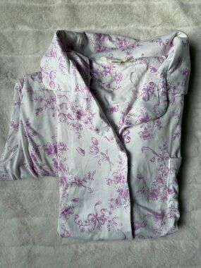 Women’s Lavender Floral Pajama Set